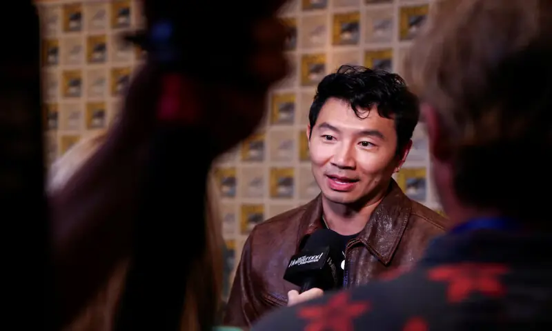 Simu Liu attends the Marvel Panel cast call at the Hilton Bayfront during Comic Con in San Diego. -- Reuters