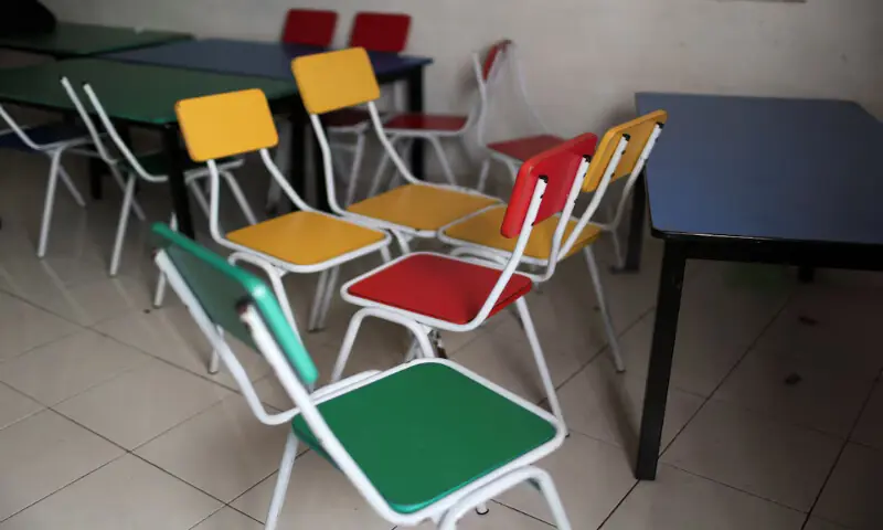 An empty classroom at a school forced to close amid a spike in online hate speech targeting the Rohingya community, Malaysia. -- Reuters An empty classroom at a school forced to close amid a spike in online hate speech targeting the Rohingya community, Malaysia. -- Reuters