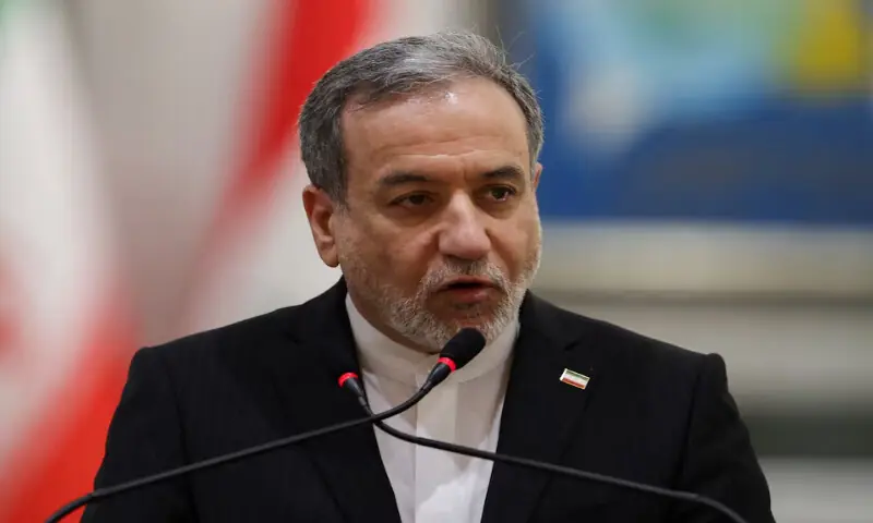 Iranian Foreign Minister Abbas Araqchi. Reutres