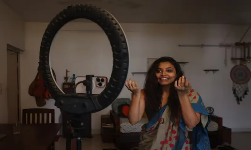 Filmmaker Divya Unny lives in Mumbai but travelled to New Delhi to join the protests. Unny but wanted to support young people who she felt have been dealt a hard hand. -- Reuters