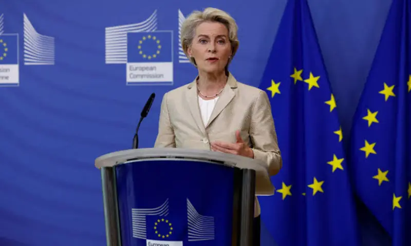 European &zwnj;Commission President Ursula von der Leyen. -- Reuters