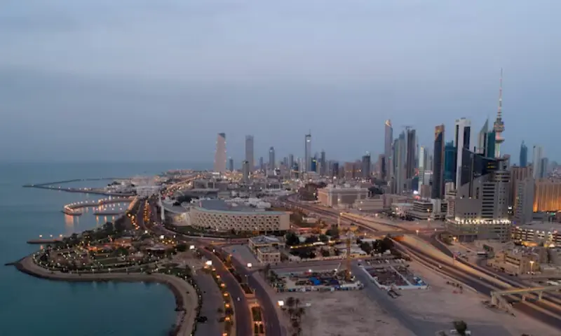 An aerial view Kuwait City. Reuters file