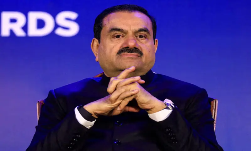 Indian billionaire Gautam Adani attends the 51st Gems and Jewellery Awards in Jaipur, India. -- Reuters