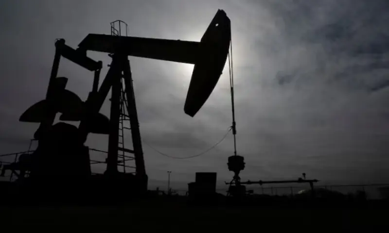 A pump jack operates near a crude oil reserve in the Permian Basin oil field near Midland, Texas, US. -- Reuters A pump jack operates near a crude oil reserve in the Permian Basin oil field near Midland, Texas, US. -- Reuters