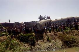 32 killed, dozens injured as trains collide in Egypt
