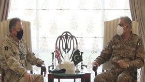 COAS, UK Chief of Defense Staff discuss Afghan peace process, regional security