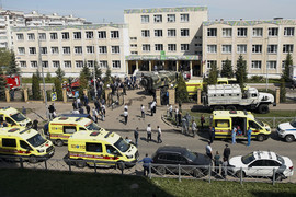 At least seven dead in Russia school shooting