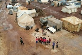 'My children are cold': brutal winter hits Syria camps