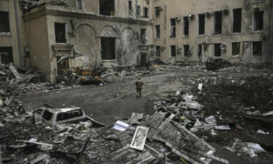 Russians &lsquo;pushed away&rsquo; from Kharkiv as Washington boosts aid