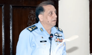 پاکستان کی مسلح افواج کسی بھی خطرے سے نمٹنے کیلئے ہمہ وقت تیار ہیں: ایئرچیف