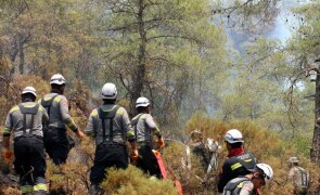 Wildfire in southwest Turkey enters third day