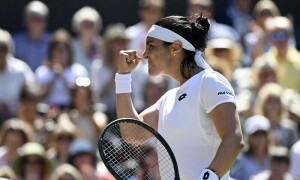Tunisian Jabeur downs Maria to become first Arab in major final