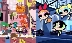 Professor Utonium is trying to make the perfect little Powerpuff Girls again