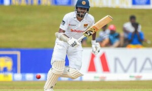 Sri Lanka target 400 after Chandimal, Oshada fifties in second Test