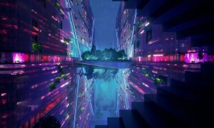 Saudi prince unveils mirrored skyscraper eco-city