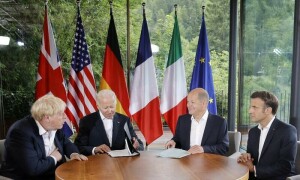 Leaders of US, UK, France, Germany discuss Iran nuclear issue