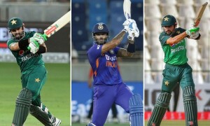 Babar, Rizwan, Suryakumar battle for top spot in ICC T20I batting rankings