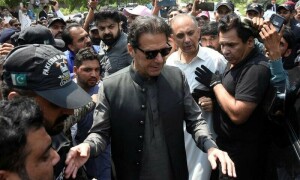 Imran Khan turns up at Judge Zeba Chaudhry&rsquo;s court unannounced