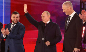 Defiant Putin proclaims Ukrainian annexation as military setback looms