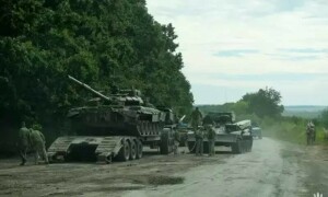 Ukrainian forces advance in south as Russia yields on second front