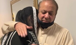 Maryam meets her father Nawaz Sharif in London after three years