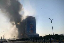 پی ٹی آئی نے سینٹورس مال آتشزدگی میں سازش کا شبہ ظاہر کردیا