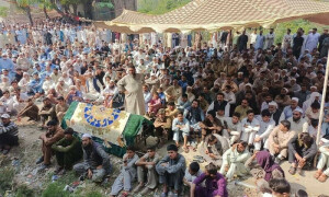 Swat school van attack: Families call off sit-in after administration promises to arrest culprits
