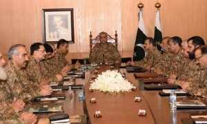 پاکستان ایک ذمہ دار جوہری ہتھیار رکھنے والا ملک ہے، کور کمانڈرز کانفرنس