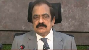 Vawda held press conference at behest of Imran Khan, claims Sanaullah