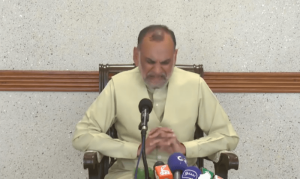 Video of intimate moment with wife recorded in Quetta: Azam Swati