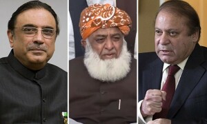 اسحاق ڈار نے آصف زرداری اور فضل الرحمان کو نواز شریف کا پیغام پہنچادیا