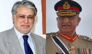 Dar takes notice of &lsquo;illegal&rsquo; leak of COAS Gen Bajwa&rsquo;s family&rsquo;s tax records
