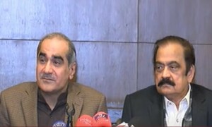 دھمکیاں، گالیاں اور مذاکرات ایک ساتھ نہیں چل سکتے، خواجہ سعد رفیق