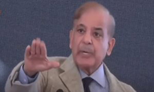 &rsquo;آپ سے بات کریں گے&lsquo; شہبازشریف کی وزیراعظم آزاد کشمیر کو بیٹھ جانےکی ہدایت