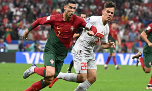 Ramos bags hat-trick as Portugal crush Swiss to reach World Cup quarters