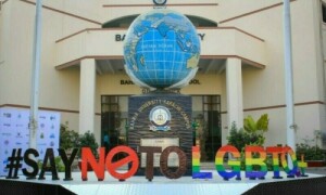 Readers, help us investigate if this anti-LGBTQ sign at Bahria University was real