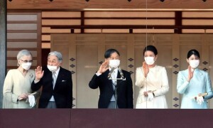 Japan emperor makes first public new year&rsquo;s appearance since 2020