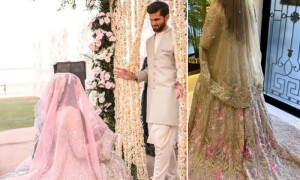 انشا آفریدی کے نکاح کے جوڑے کی قیمت سامنے آگئی