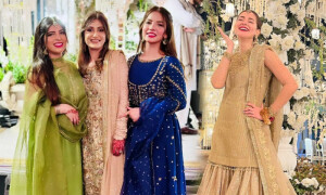 عمر مختار کی شادی میں ہانیہ عامر اور دنانیر کی ڈانس ویڈیو وائرل