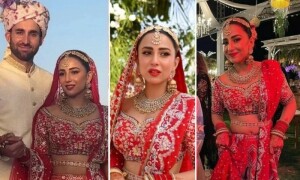 عُشنا شاہ کی شادی، لباس اور ڈانس پر تنقید کرنے والوں کو اداکارہ کاجواب