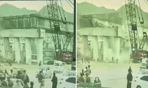 بہارہ کہو میں ایک ہی ہفتے میں زیر تعمیر پل کا دوسرا پلر گر گیا