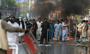 زمان پارک میں پولیس پرپتھراؤ، توڑپھوڑ کرنے والوں کی شناخت کا عمل شروع
