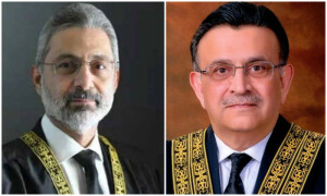 چیف جسٹس اور قاضی فائز عیسیٰ کے درمیان طویل ملاقات