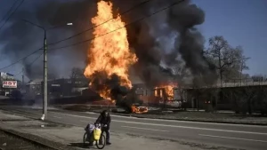 Blast kills police officer in Russia-controlled Melitopol