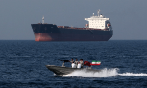 Iran seizes oil tanker in Gulf, U.S. Navy says