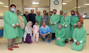 ایس آئی یو ٹی میں پانچ سالہ بچی کی پہلی کامیاب ہارٹ سرجری