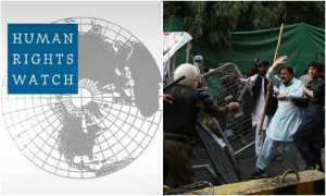 ہیومن رائٹس واچ کا گرفتار پی ٹی آئی رہنماؤں اور کارکنان کی رہائی کا مطالبہ