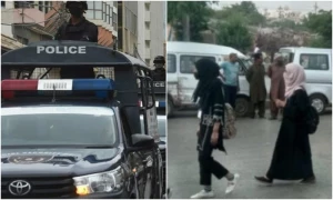 کراچی: گلستان جوہر میں نجی یونیورسٹی کی وین کو لوٹ لیا گیا