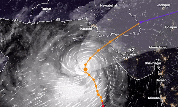 Evacuations continue as cyclone Biparjoy moves towards Sindh’s coastal areas Evacuations continue as cyclone Biparjoy moves towards Sindh’s coastal areas