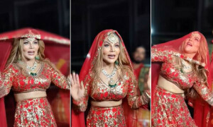راکھی ساونت کی طلاق کے بعد دُھوم دھڑکے کے ساتھ سڑک کنارے &rsquo;بریک اپ&lsquo; پارٹی